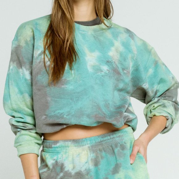 Urban Outfitters BGD | Tie Dye Crop Sweatshirt | Size Small - Picture 1 of 7